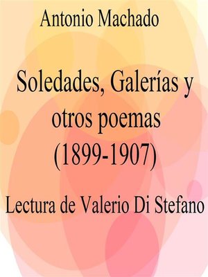 cover image of Soledades, Galerías y otros poemas